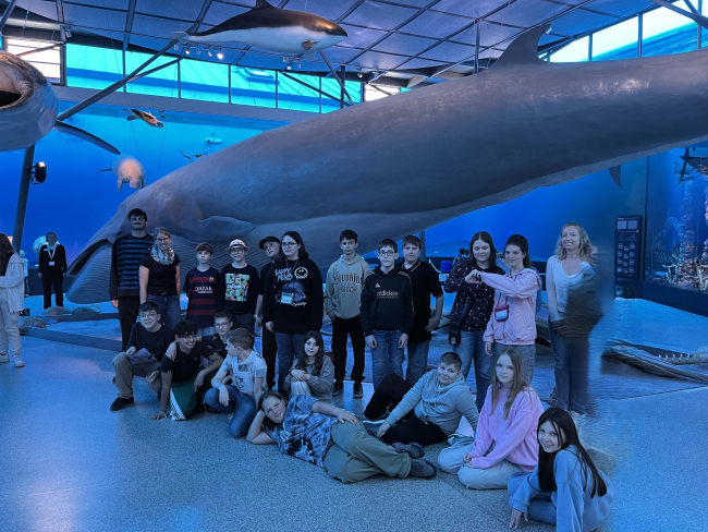 Klassenfoto 5/6 im Naturkundemuseum