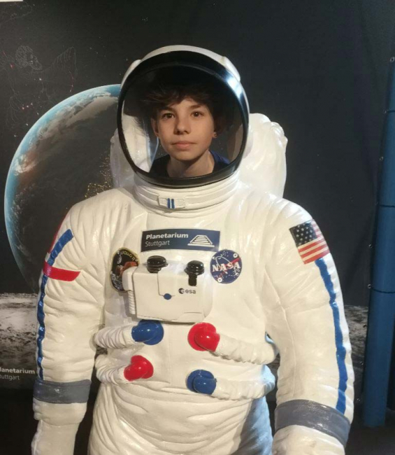 Raumanzug im Planetarium